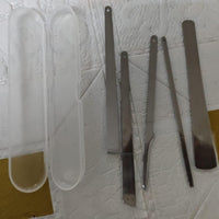 5 Pieces Pedicure Knife Set with Storage Case
